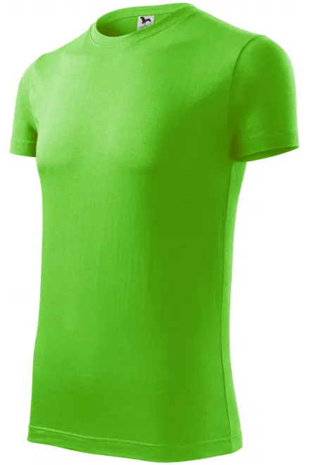 Мъжка модна тениска, ябълково зелено
