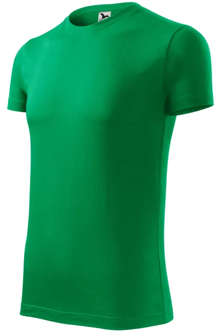 Мъжка модна тениска, трева зелено
