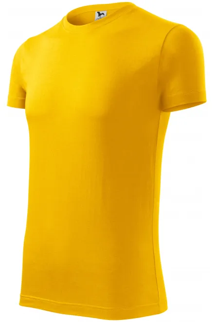 Мъжка модна тениска, жълт