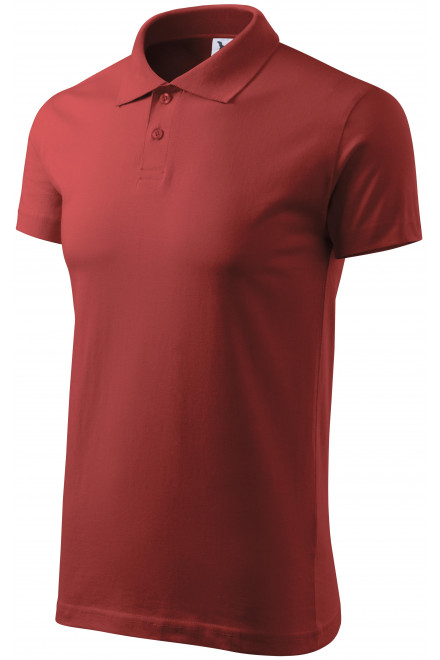 Мъжка проста риза поло, бордо, мъжки поло тениски