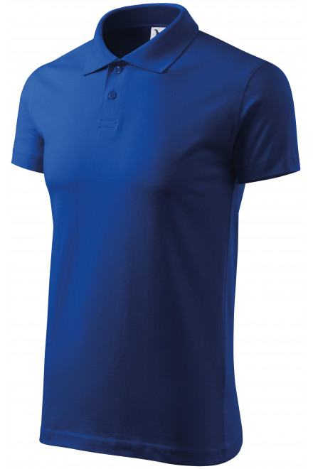 Мъжка проста риза поло, кралско синьо, мъжки тениски