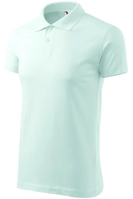 Мъжка проста риза поло, ледено зелено