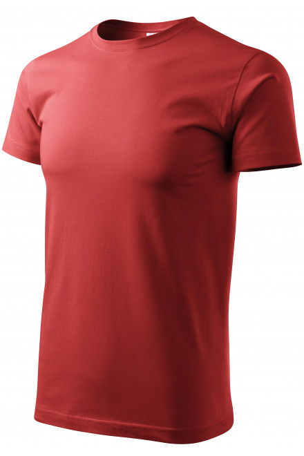 Мъжка семпла тениска, бордо
