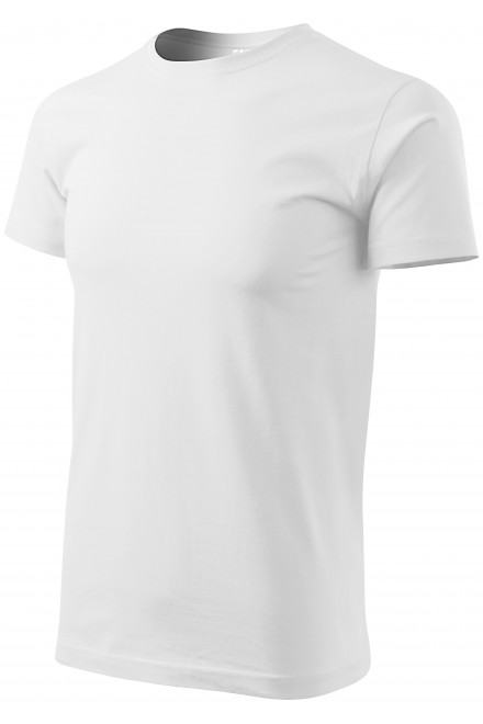 Мъжка семпла тениска, Бял, тениски без щампи