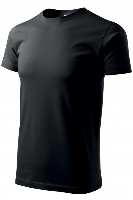 Мъжка семпла тениска, черен, тениски без щампи