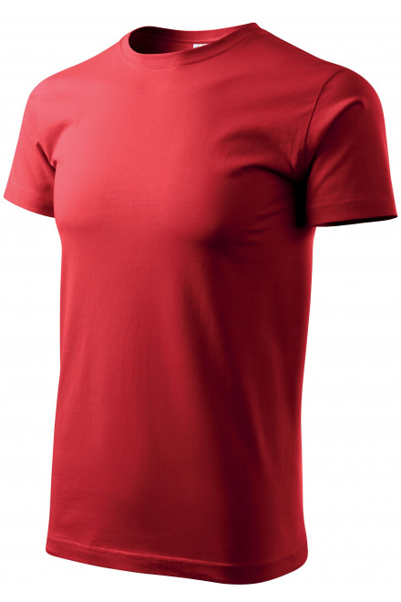 Мъжка семпла тениска, червен, мъжки тениски