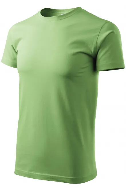 Мъжка семпла тениска, грахово зелено