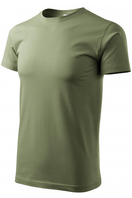 Мъжка семпла тениска, каки, зелени тениски