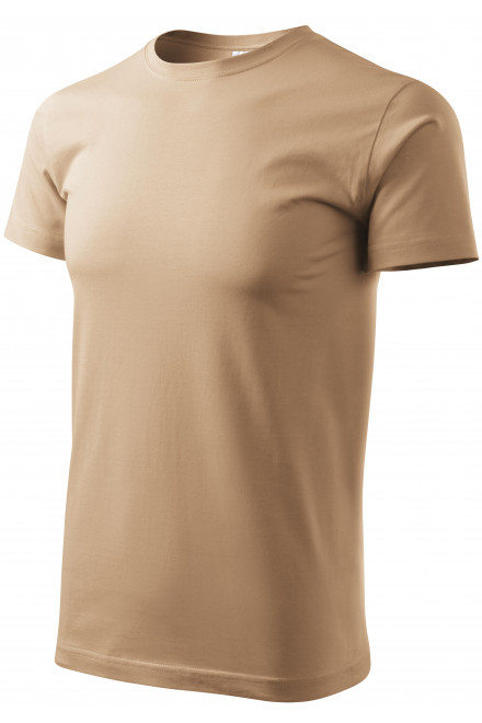Мъжка семпла тениска, пясъчен, кафяви тениски