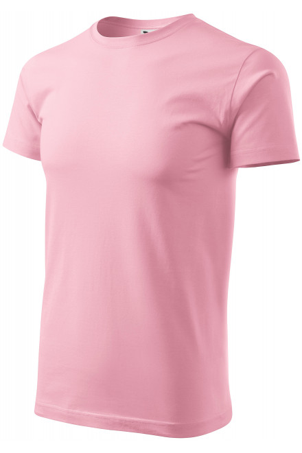 Мъжка семпла тениска, розово, мъжки тениски