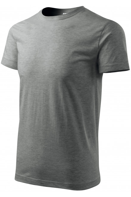 Мъжка семпла тениска, тъмно сив мрамор, сиви тениски