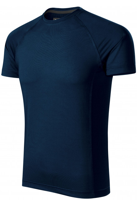 Мъжка спортна тениска, тъмно синьо, тениски за печат