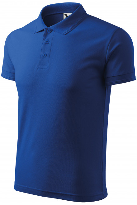 Мъжка свободна риза поло, кралско синьо, мъжки поло тениски