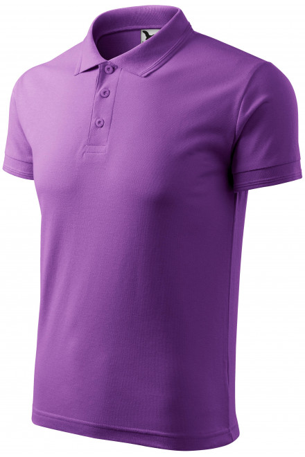 Мъжка свободна риза поло, лилаво, мъжки тениски