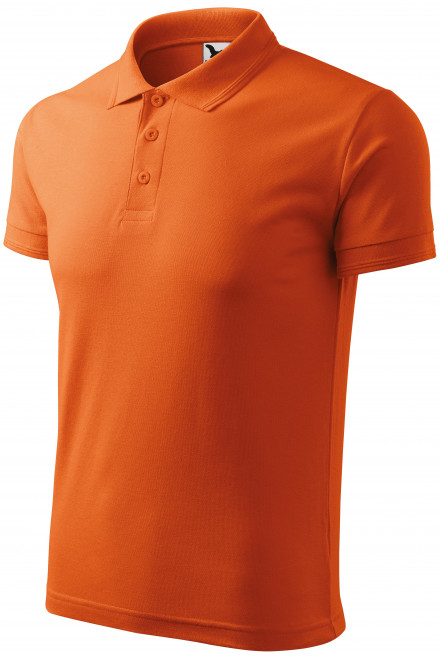 Мъжка свободна риза поло, оранжево, мъжки тениски