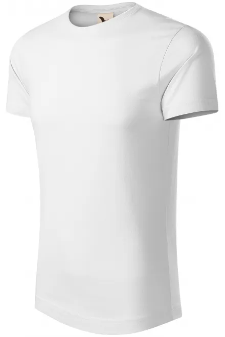 Мъжка тениска от органичен памук, Бял