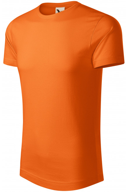 Мъжка тениска от органичен памук, оранжево, тениски за печат