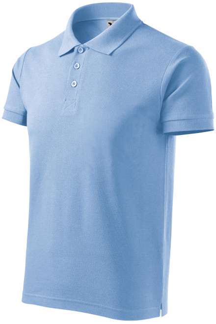 Мъжка тениска поло, небесно синьо, тениски с къс ръкав
