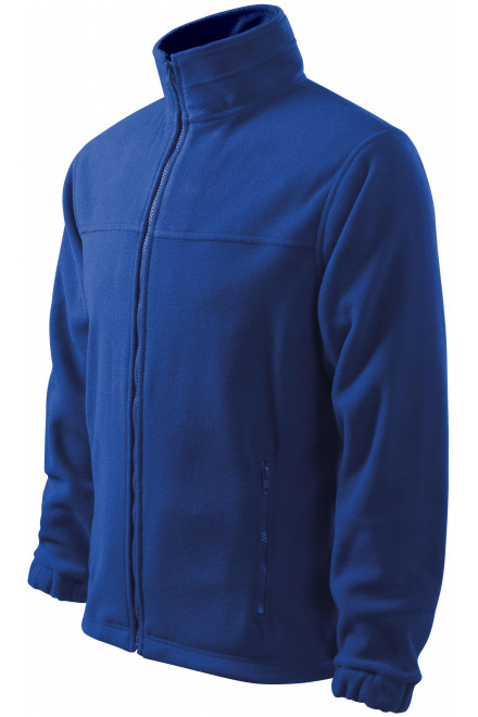 Мъжко яке от полар, кралско синьо, поларени жилетки и якета