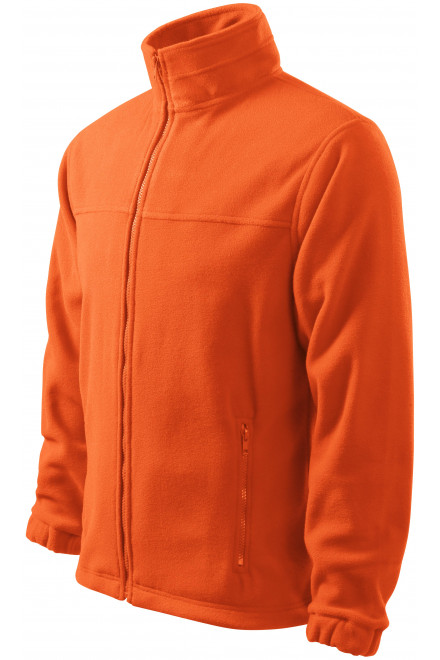 Мъжко яке от полар, оранжево, мъжки суичъри