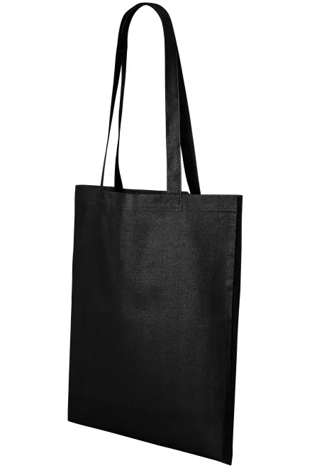 Памучна чанта за пазаруване, черен