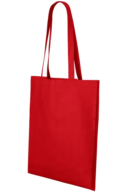 Памучна чанта за пазаруване, червен