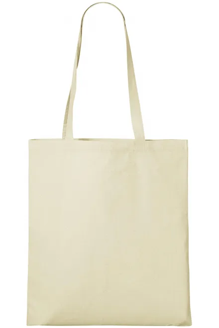 Памучна чанта за пазаруване - естествен, uni