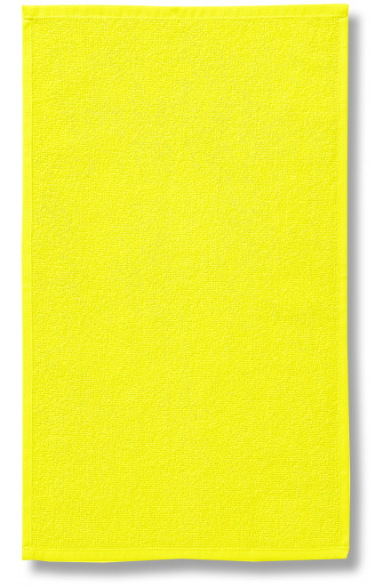 Памучна кърпа за баня, 70х140см, лимонено жълто