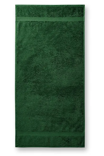 Памучна тежка кърпа, 50х100см, бутилка зелено