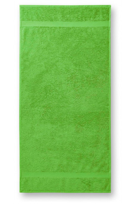 Памучна тежка кърпа, 50х100см, ябълково зелено