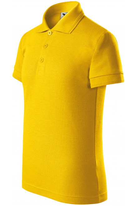 Поло риза за деца, жълт, детски тениски