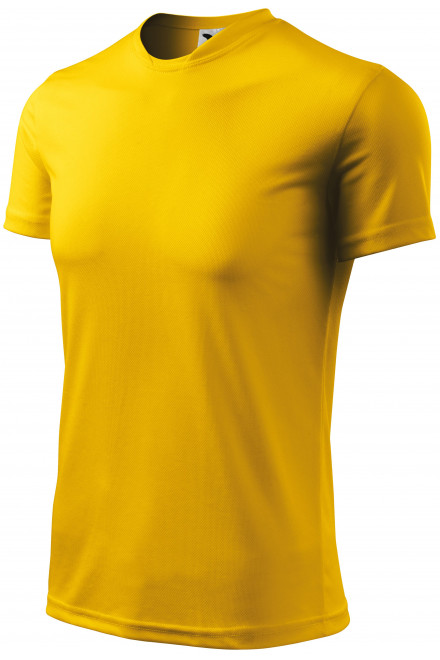 Спортна тениска за деца, жълт