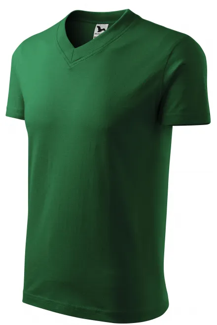 Тениска с къс ръкав, средно тегло, бутилка зелено