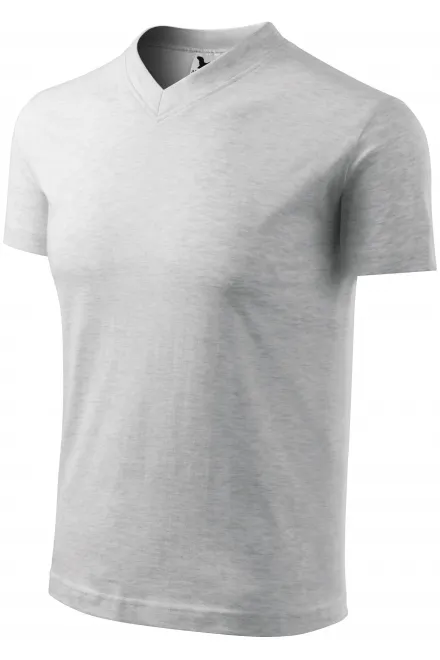 Тениска с къс ръкав, средно тегло, светло сив мрамор