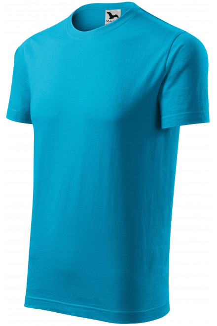 Тениска с къс ръкав, тюркоаз, сини тениски