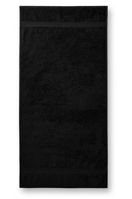 Тежка памучна кърпа, 70х140 см, черен
