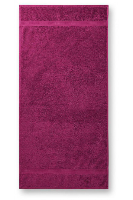 Тежка памучна кърпа, 70х140 см, фуксия червено
