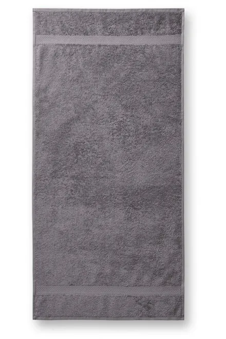 Тежка памучна кърпа, 70х140 см, светло сребро