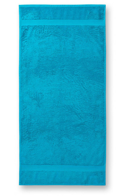 Тежка памучна кърпа, 70х140 см, тюркоаз