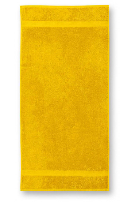 Тежка памучна кърпа, 70х140 см, жълт