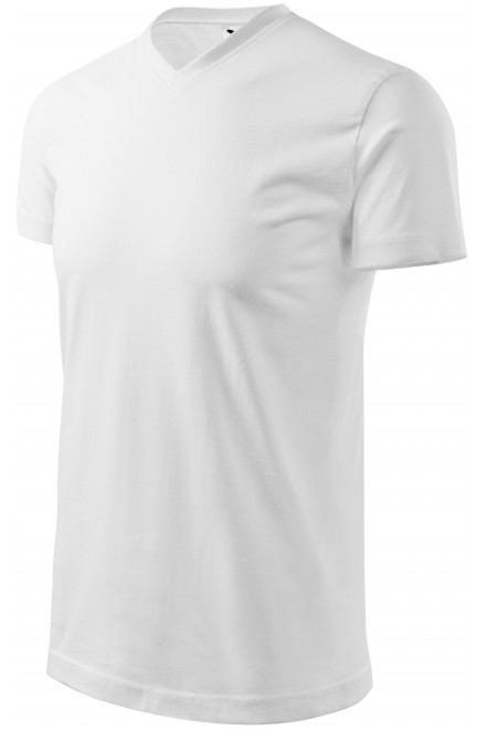 Тежка тениска с къс ръкав, Бял, тениски за печат
