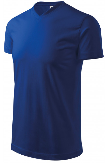 Тежка тениска с къс ръкав, кралско синьо, обикновени тениски