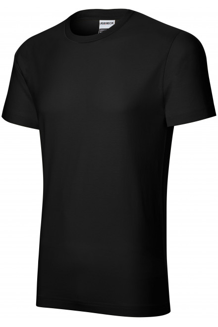 Трайна мъжка тениска по-тежка, черен, тениски за медицински специалисти