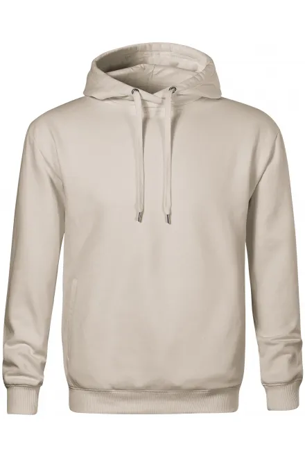 Удобна мъжка качулка - ледено сиво, M