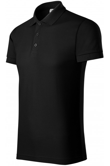 Удобна мъжка поло риза, черен, мъжки поло тениски