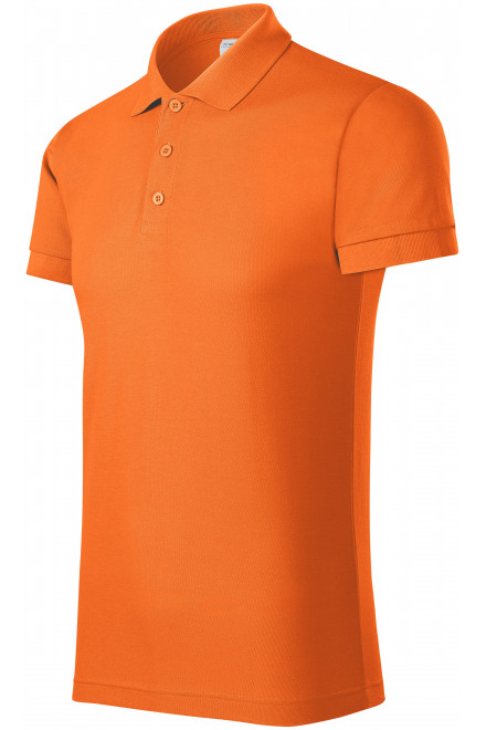 Удобна мъжка поло риза, оранжево, мъжки поло тениски