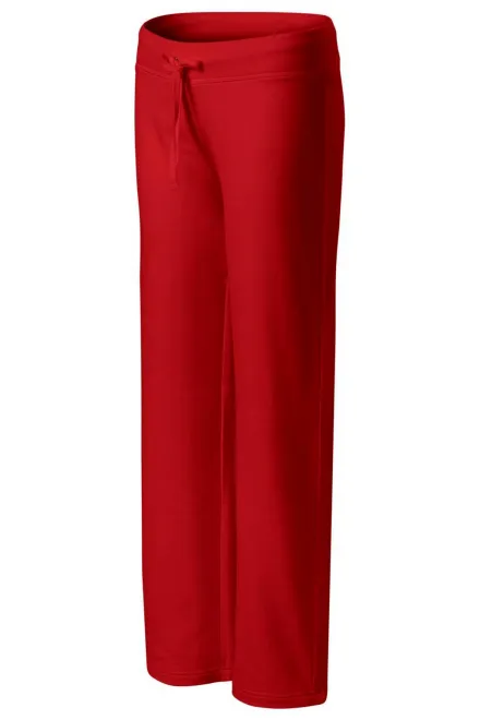 Удобни дамски панталони, червен