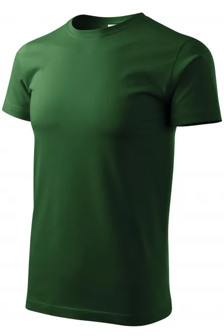 Унисекс тениска с по-голямо тегло, бутилка зелено