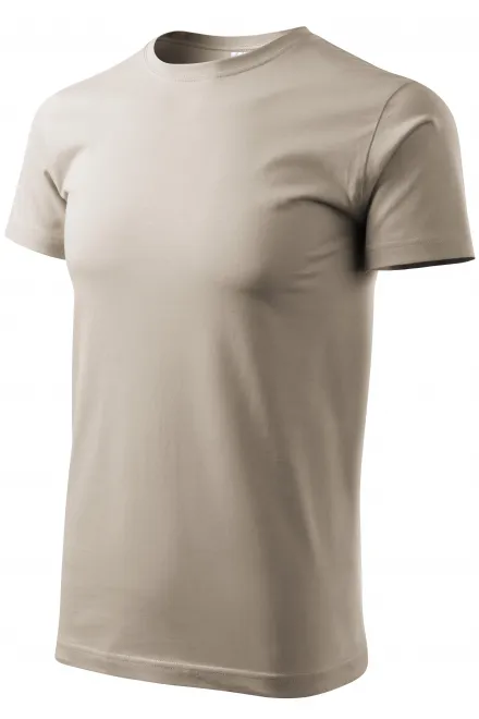 Унисекс тениска с по-голямо тегло, ледено сиво