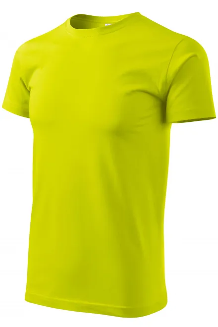 Унисекс тениска с по-голямо тегло, липово зелено
